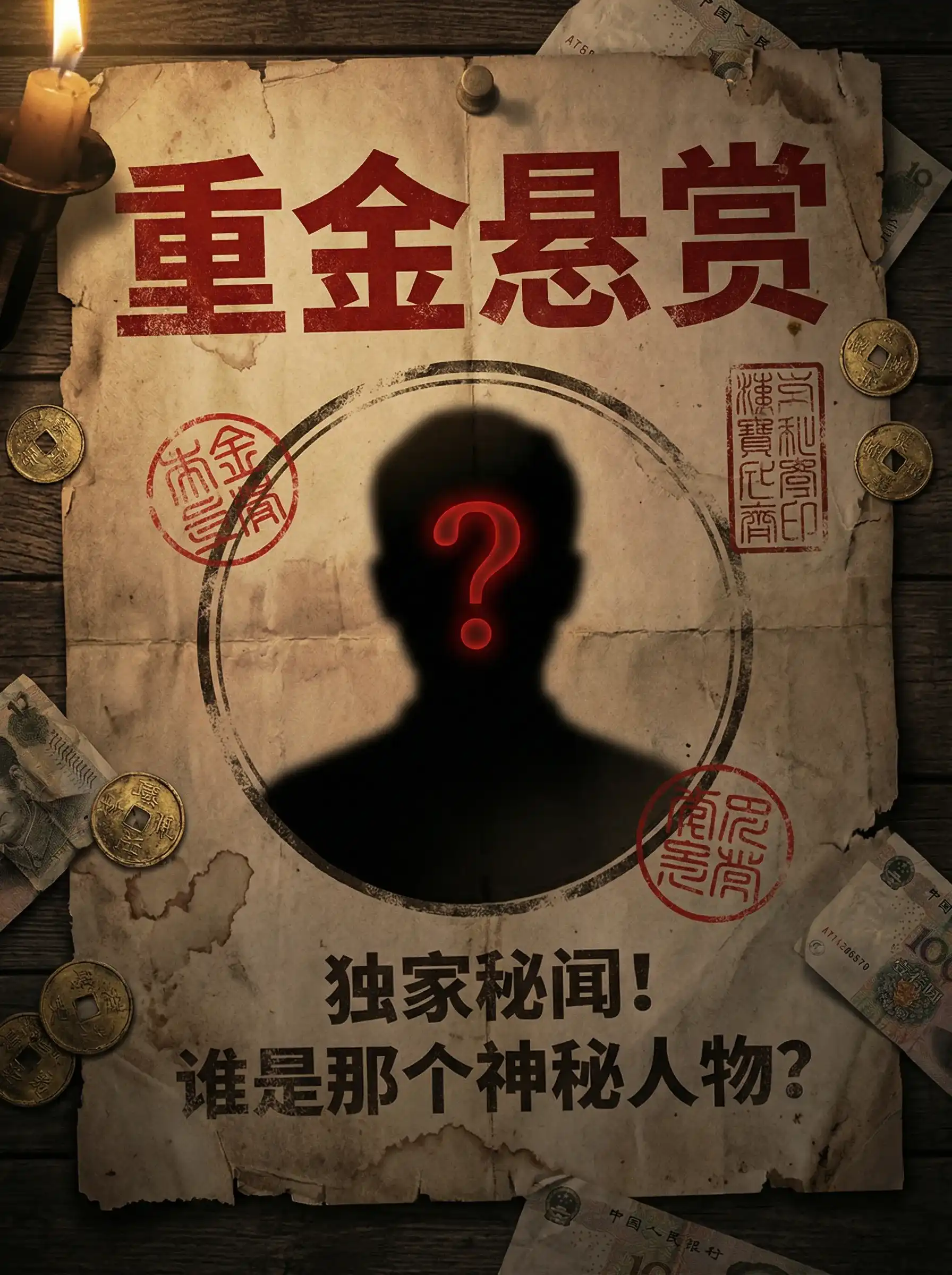 白洁高义王申 - 重金悬赏线索征集令